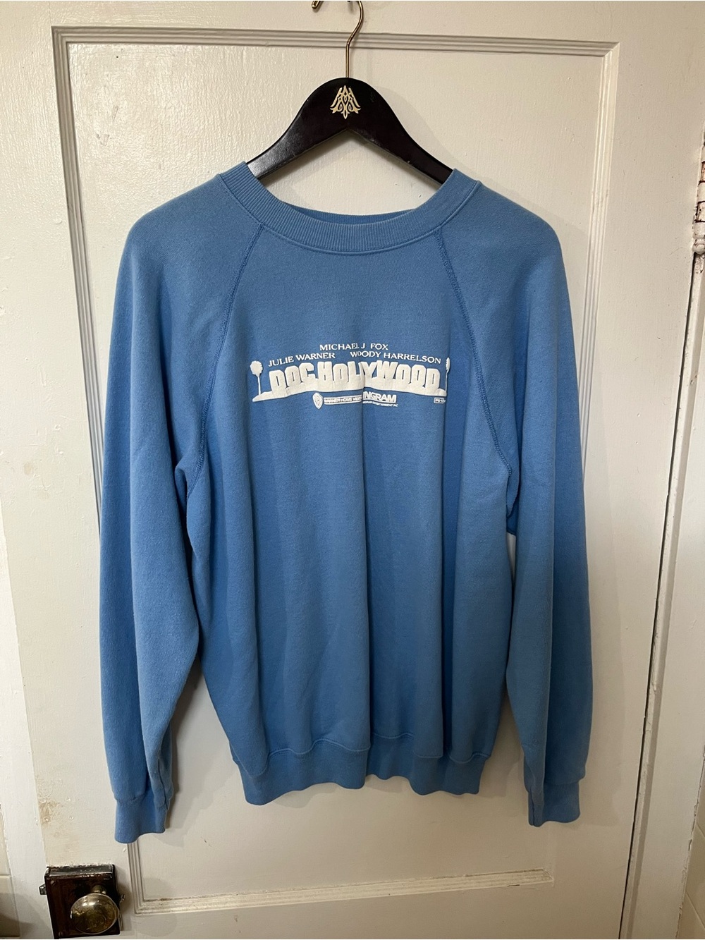 VTG 1991 Doc Hollywood Movie Promo Crewneck Sweatshirt XL Hanes EUC